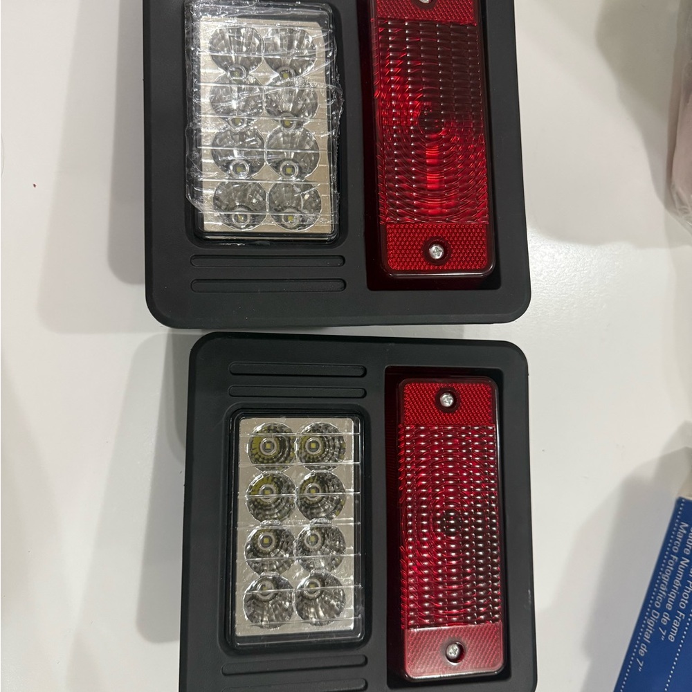 Red and Black LED Tail Lights